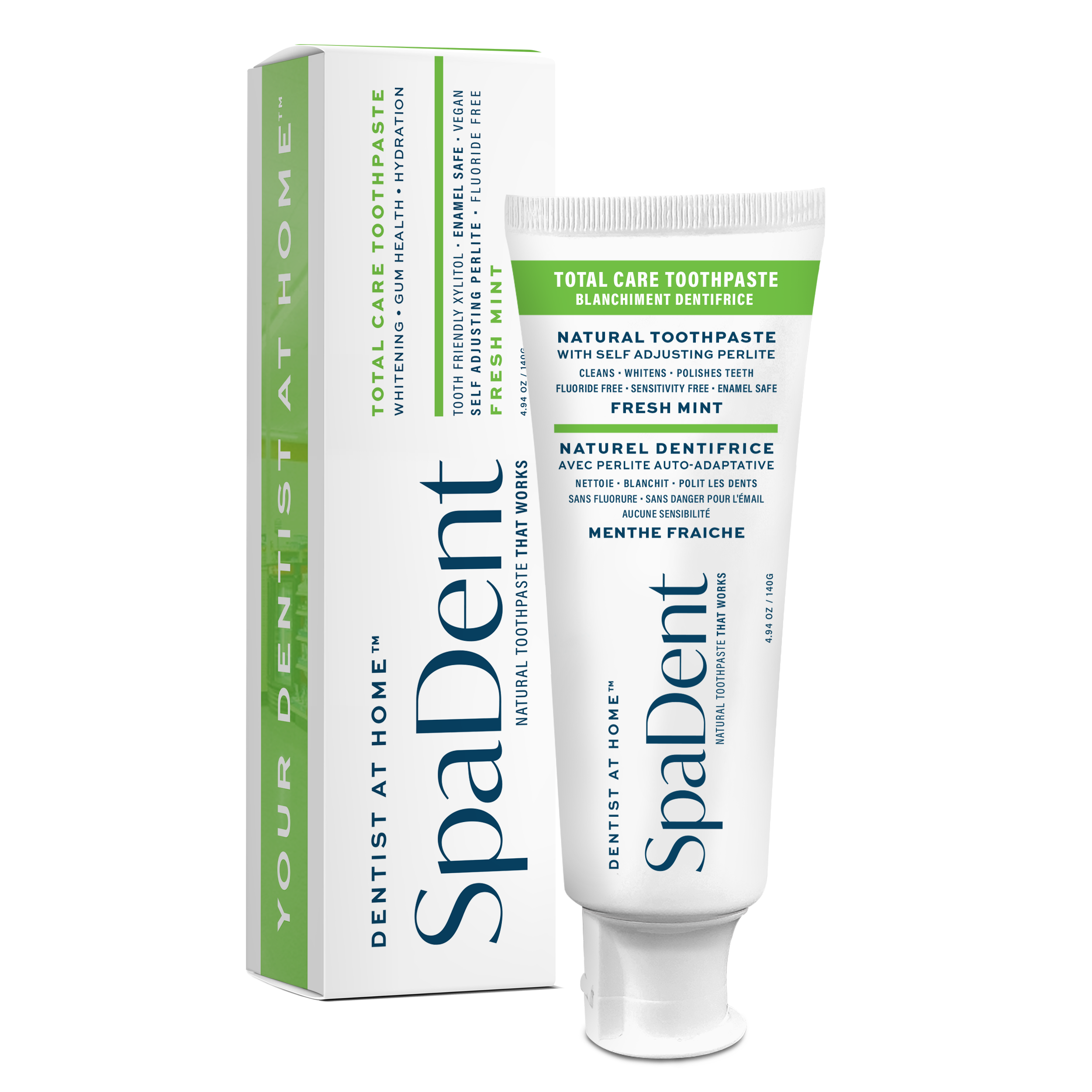 Total Care Toothpaste - Fresh Mint - 156G | SD Naturals Canada