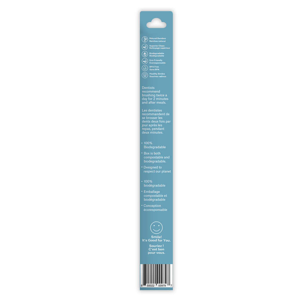Natural Bamboo Toothbrush | SD Naturals Canada